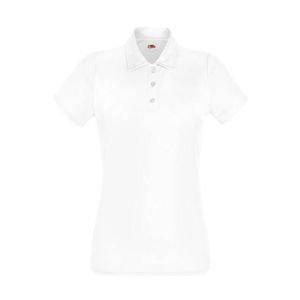 White Performance PoloFruit of the Loom T-shirt obraz