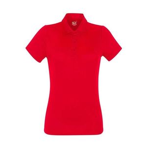 Red Performance PoloFruit of the Loom T-shirt obraz