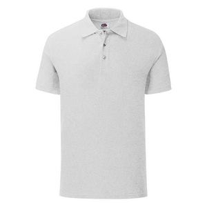Light grey men's shirt Iconic Polo Friut of the Loom obraz