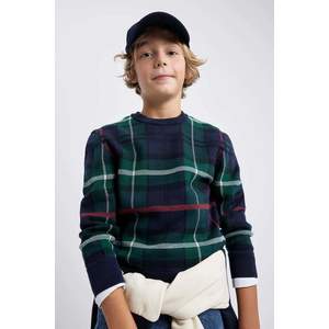 DEFACTO chlapecký regular fit pulovr s kulatým výstřihem obraz