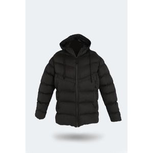 Slazenger HAIFA Pánský kabát nadměrných velikostí černý obraz