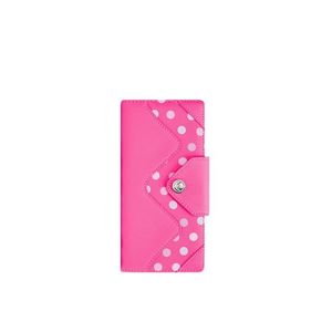 Růžová dámská puntíkovaná peněženka VuchTanita Pink obraz