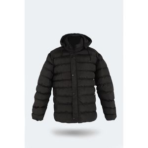 Slazenger SALINE Pánský kabát v nadměrných velikostech černý obraz