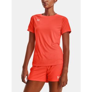 Oranžové dámské sportovní tričko Under Armour Challenger obraz