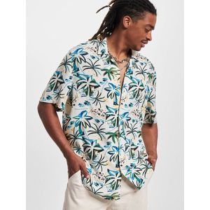 Pánská košile s krátkým rukávem Just Rhyse Shirt Waikiki - pískové barvy obraz