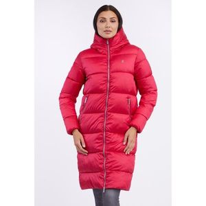 Tmavě růžový dámský zimní prošívaný kabát SAM 73 Hedvika obraz