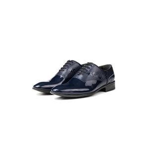 Ducavelli Tuxedo Pánské klasické boty z pravé kůže, námořnická modrá obraz