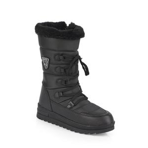 Capone Outfitters Trak Sole Women's Snow Boots with Side Zippered Collar Furry Laced Parachute Fabric obraz