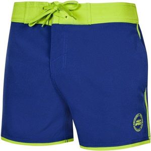 AQUA SPEED Man's Swimming Shorts Axel Navy Blue/Green Pattern 23 obraz