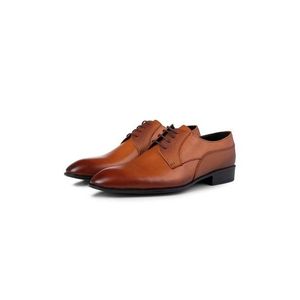 Ducavelli Elite Pánské klasické boty z pravé kůže, Derby klasické boty, šněrovací klasické boty. obraz