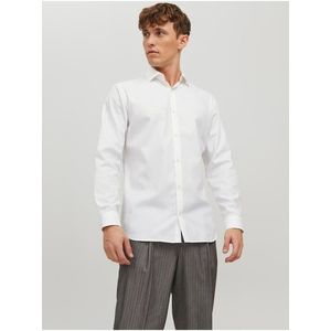 Bílá pánská košile Jack & Jones Parker - Pánské obraz