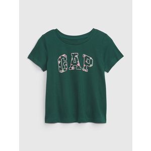 Tmavě zelené holčičí tričko Gap obraz