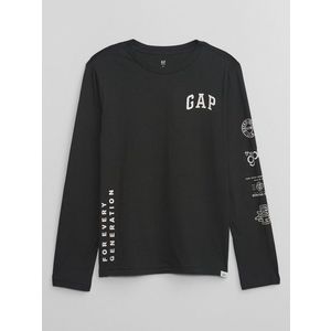Černé klučičí tričko Gap obraz