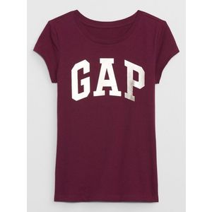 Vínové holčičí tričko Gap obraz
