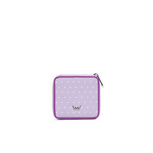 Světle fialová dámská puntíkovaná peněženka VUCH Ringer obraz