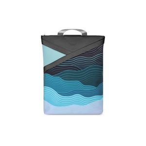 Šedo-tyrkysový dámský vzorovaný batoh VUCH Tiara Design Ocean obraz