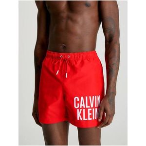 Červené pánské plavky Calvin Klein Underwear - Pánské obraz
