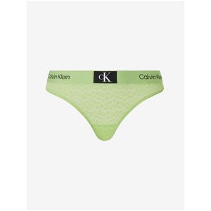 Světle zelená dámská tanga Calvin Klein Underwear - Dámské obraz