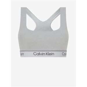 Světle šedá dámská sportovní podprsenka Calvin Klein Underwear - Dámské obraz