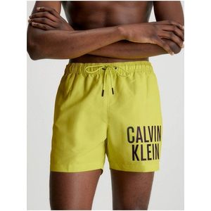 Žluté pánské plavky Calvin Klein Underwear Intense Power-Medium Drawstring obraz