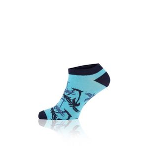 Kotníkové ponožky PALEROS - tmavě modrá/tyrkysová obraz