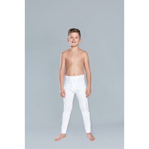Dlouhé chlapecké kalhoty Jaś - bílé obraz