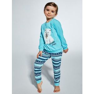 Pyjamas Cornette Kids Girl 594/166 Sweet Puppy length/r 86-128 turquoise obraz