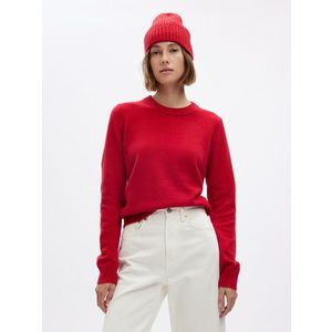 Červený dámský basic svetr GAP obraz