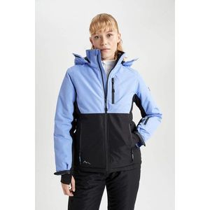 DEFACTO Vodoodpudivá bunda na lyže s fleecovou podšívkou a regular fit střihem obraz