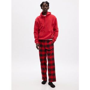 Černo-červené pánské kostkované pyžamové kalhoty GAP obraz