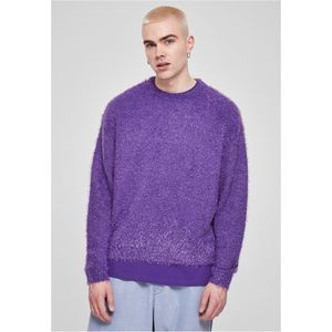 Péřový svetr v pravé fialové barvě obraz