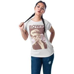 Dámské tričko David Bowie bílé obraz