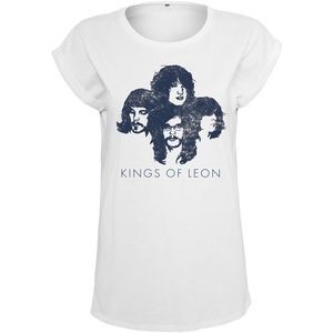 Dámské tričko Kings of Leon Silhouette bílé obraz