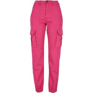 Dámské bavlněné kalhoty Cotton Twill Utility Ibiškus růžové obraz