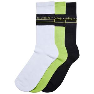 Nakládací ponožky 3-balení bílá/černá/zmrazená žlutá obraz