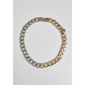 Dvoubarevný náhrdelník - zlaté a stříbrné barvy obraz