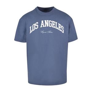 L.A. College Oversize tričko vintagemodré obraz