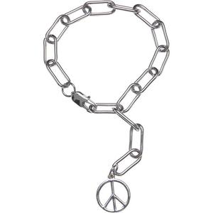 Y Chain Peace náramek - stříbrné barvy obraz