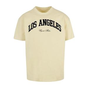 L.A. College Oversize tričko měkké žluté obraz