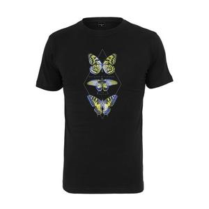 Černé tričko Butterfly Night obraz