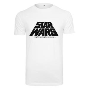 Bílé tričko s originálním logem Star Wars obraz