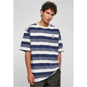 Starter Sun Stripes Oversize tričko tmavěmodrá/vintagemodrá/bleděbílá obraz