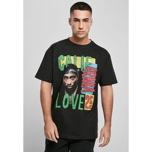 Tričko Tupac California Love Retro Oversize černé obraz