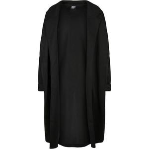 Dámský modální froté oversized kabát černý obraz