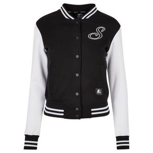 Dámská bunda Starter Sweat College Jacket černo/bílá obraz