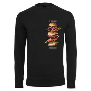 Burger Crewneck černý obraz