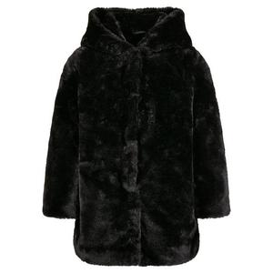 Dívčí Teddy Coat s kapucí černý obraz
