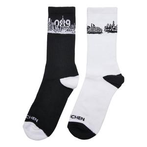 Major City 089 Ponožky 2-balení černá/bílá obraz