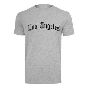 Los Angeles Wording Tee heather grey obraz