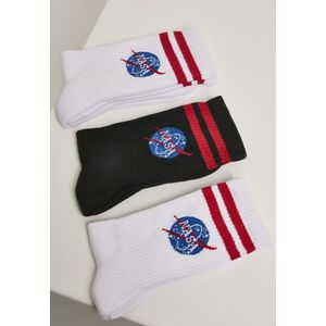 Ponožky NASA Insignia 3-Pack bílá/černá/bílá obraz